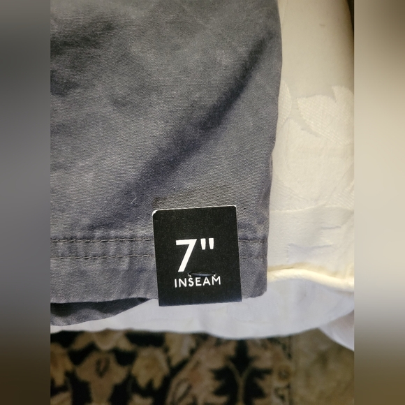 Gray Drawstring Swim Trunks - Picture 5 of 7